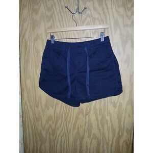 Eddie Bauer Shorts Womens Size 2 Black Elastic Waist Drawstrings 30x4 Cotton